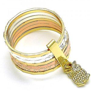 Women Gold Elegant Rings Sz 9